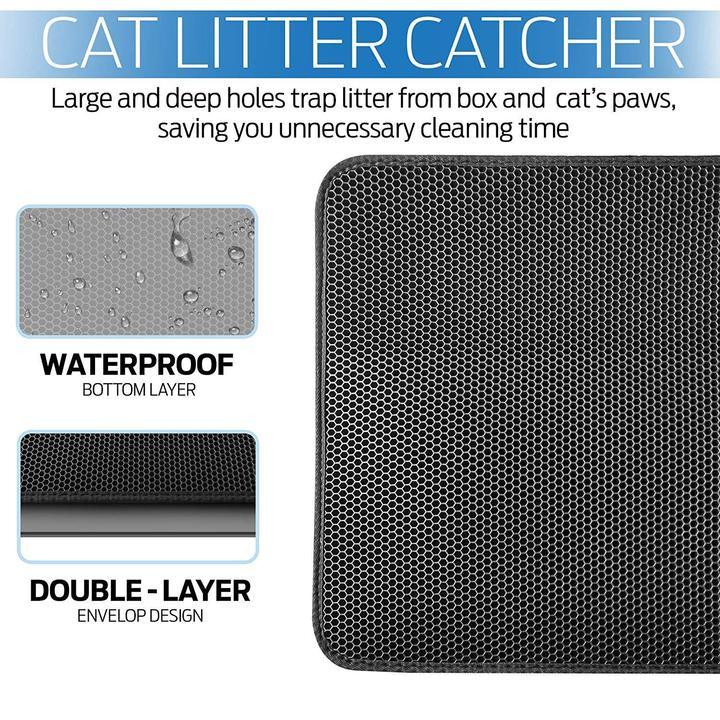 New Double Layer Larger Size Cat Litter Matđ±Pet Holiday Sale - 50% Off