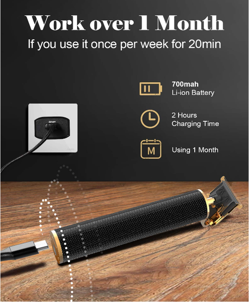 🎉2024 Athletic Promotions 50% Off - Cordless Zero Gapped Barber Hair Clipper