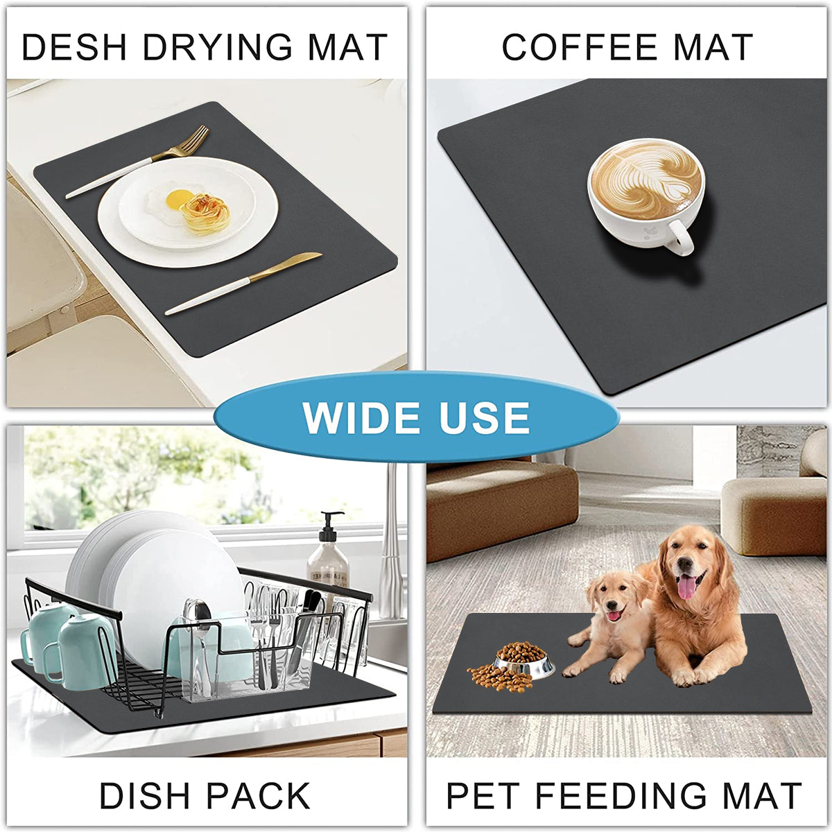 š2024 Home Day Sale 30% Off - LZYoehinā¢Oil Resistant Water Absorbent Coffee Kitchen Mat