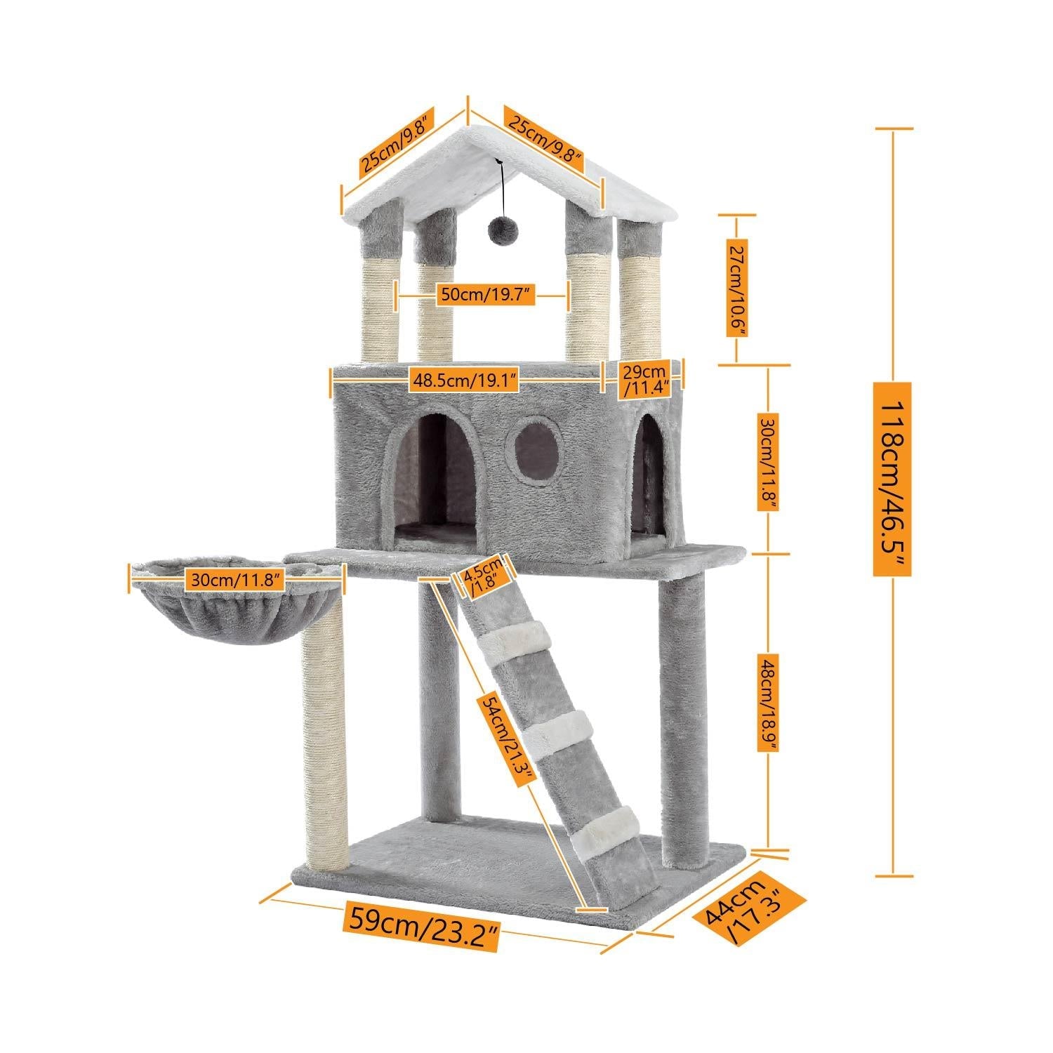 Pet Cat Tree Tower Condo House