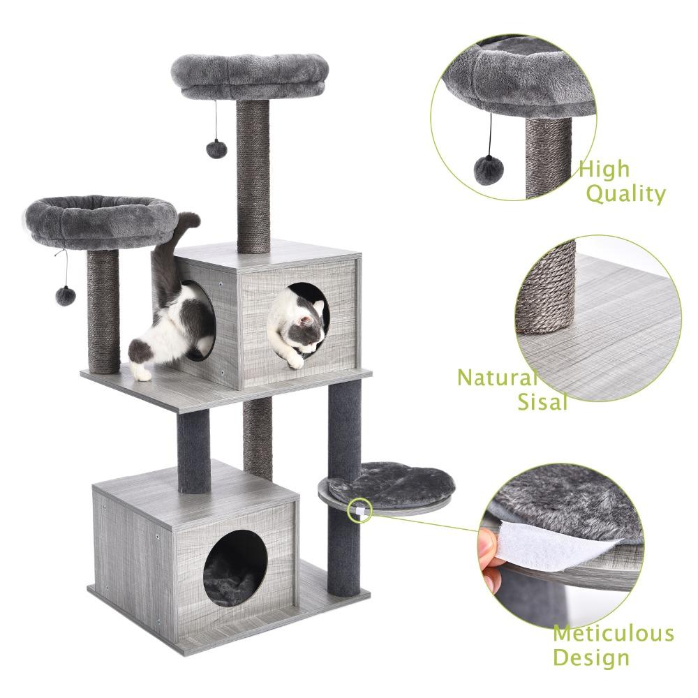 Pet Cat Tree Tower Condo House