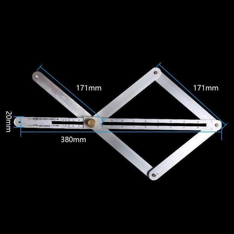 🎉New Year Big Sale 50% Off 🎉Precision Measurement Woodworking Goniometer Rulers