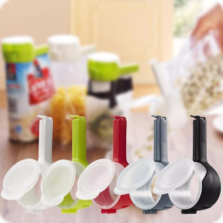 Easy Pour and Seal Food Storage Bag Sealing Clip