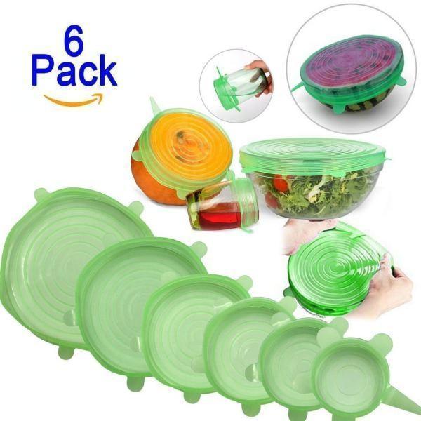 Stretchable Food Silicone Lid£¨6 Pcs£©