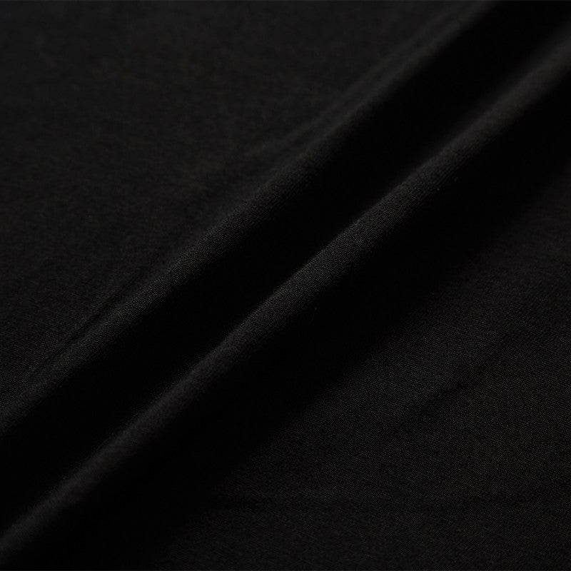 Women's T shirt Black Graphic Cat