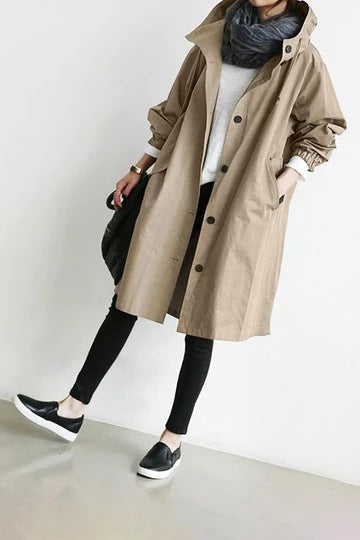 🐑Winter Funny Big Sale 30% Off -LZYoehin™Women's Casual Trench Coat(Buy ２ free shipping)