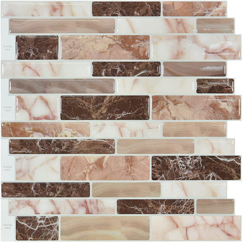 🎇2025 New Year 30% Off Promotion - LZYoehin™10 Pcs 3D Peel and Stick Wall Tiles(12x12 inches)