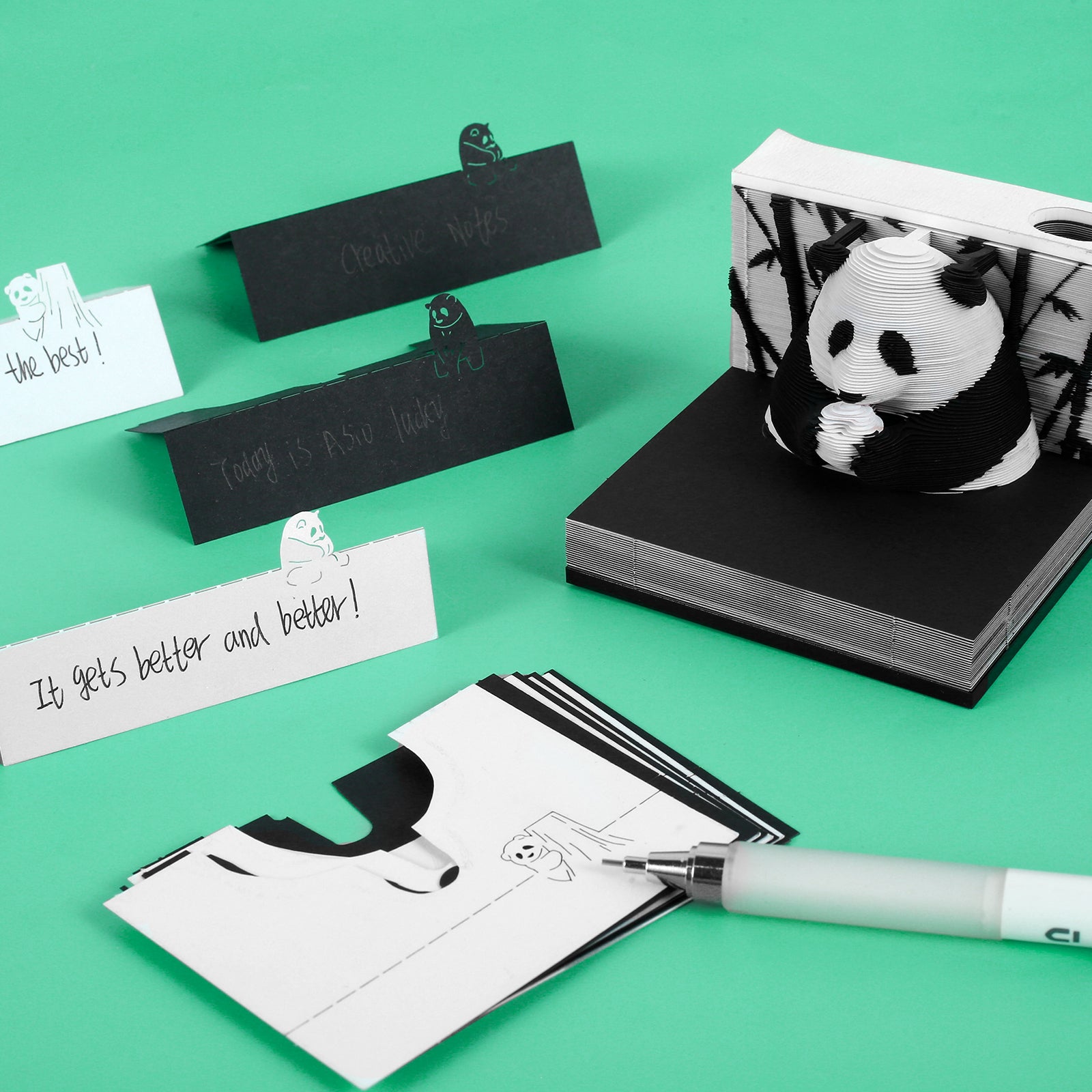 🎇Gift Sale 30% OFF - LZYoehin™3D Panda DIY Note Notepad