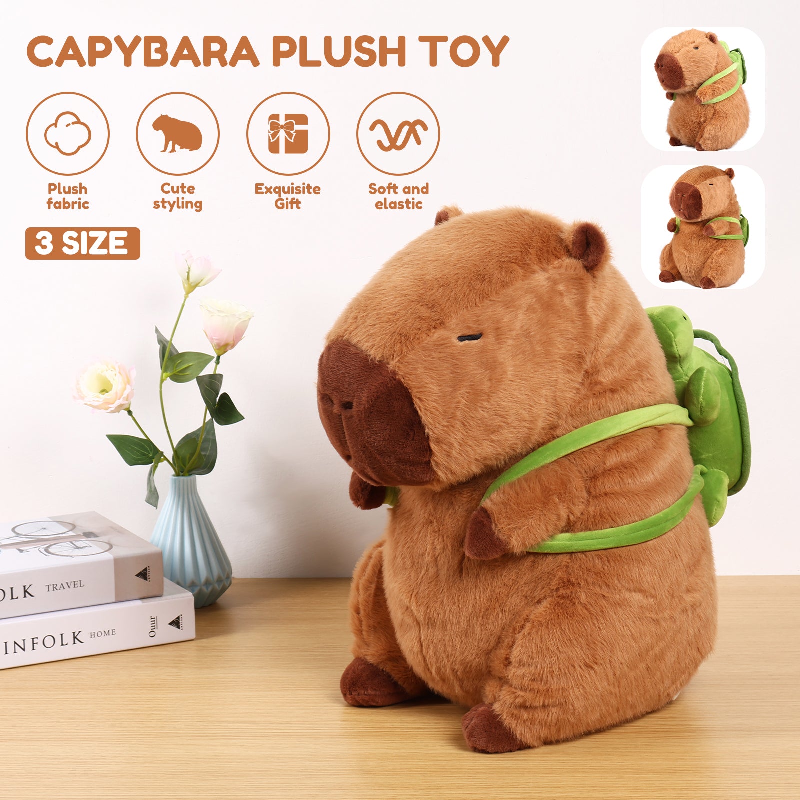 🎇Love Gift 30% OFF - LZYoehin™Capybara Plush Toy Children's Gift
