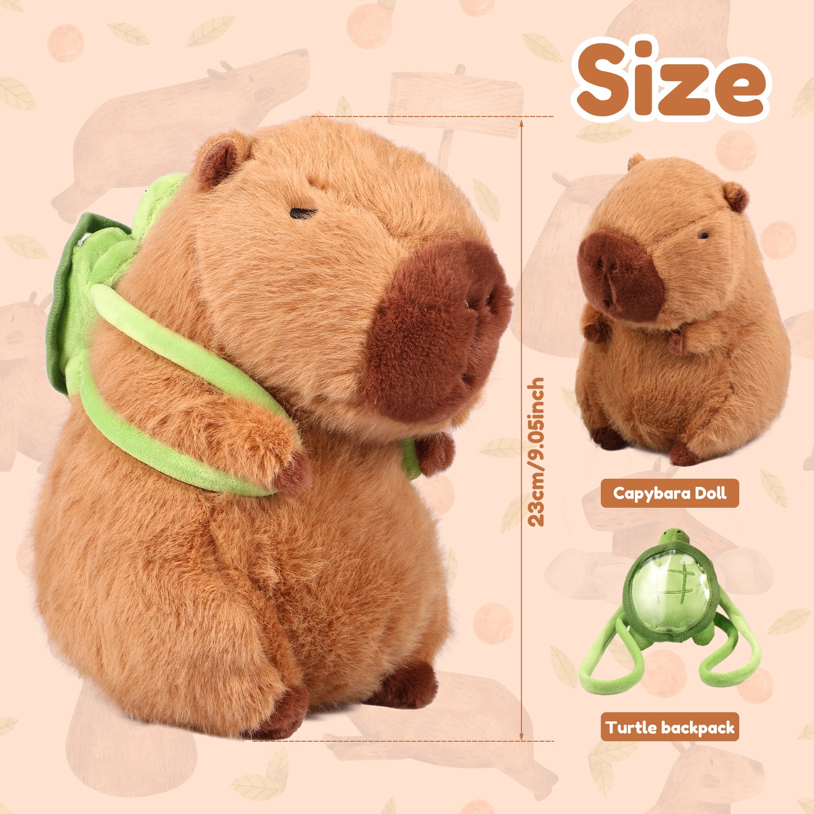 🎇Love Gift 30% OFF - LZYoehin™Capybara Plush Toy Children's Gift
