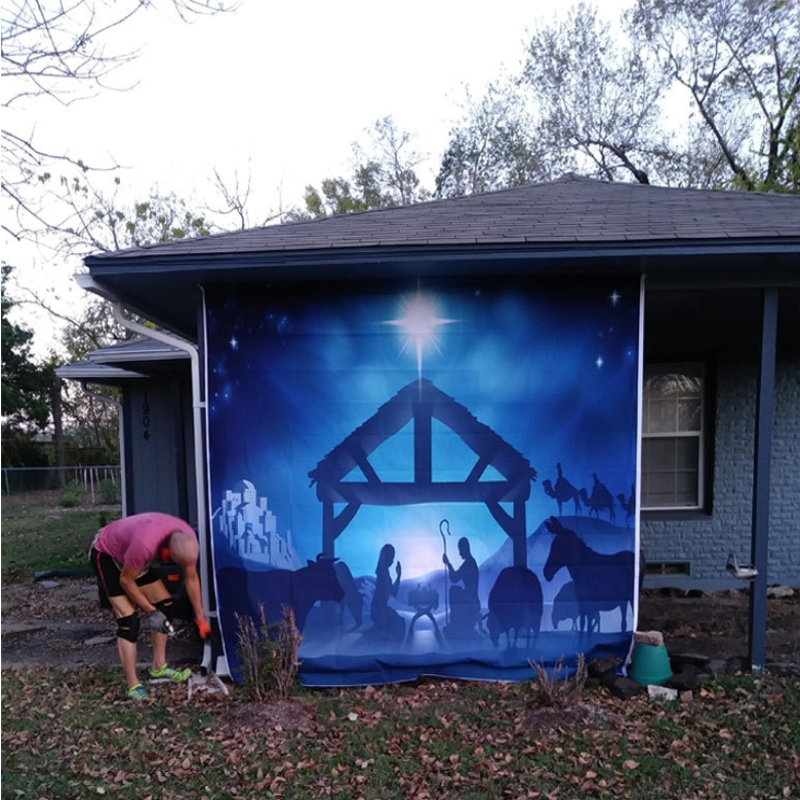 🎃Halloween Sale 50% Off - Halloween Garage Door Backdrop