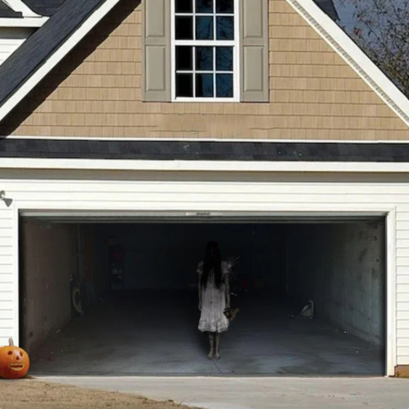 🎃Halloween Sale 50% Off - Halloween Garage Door Backdrop