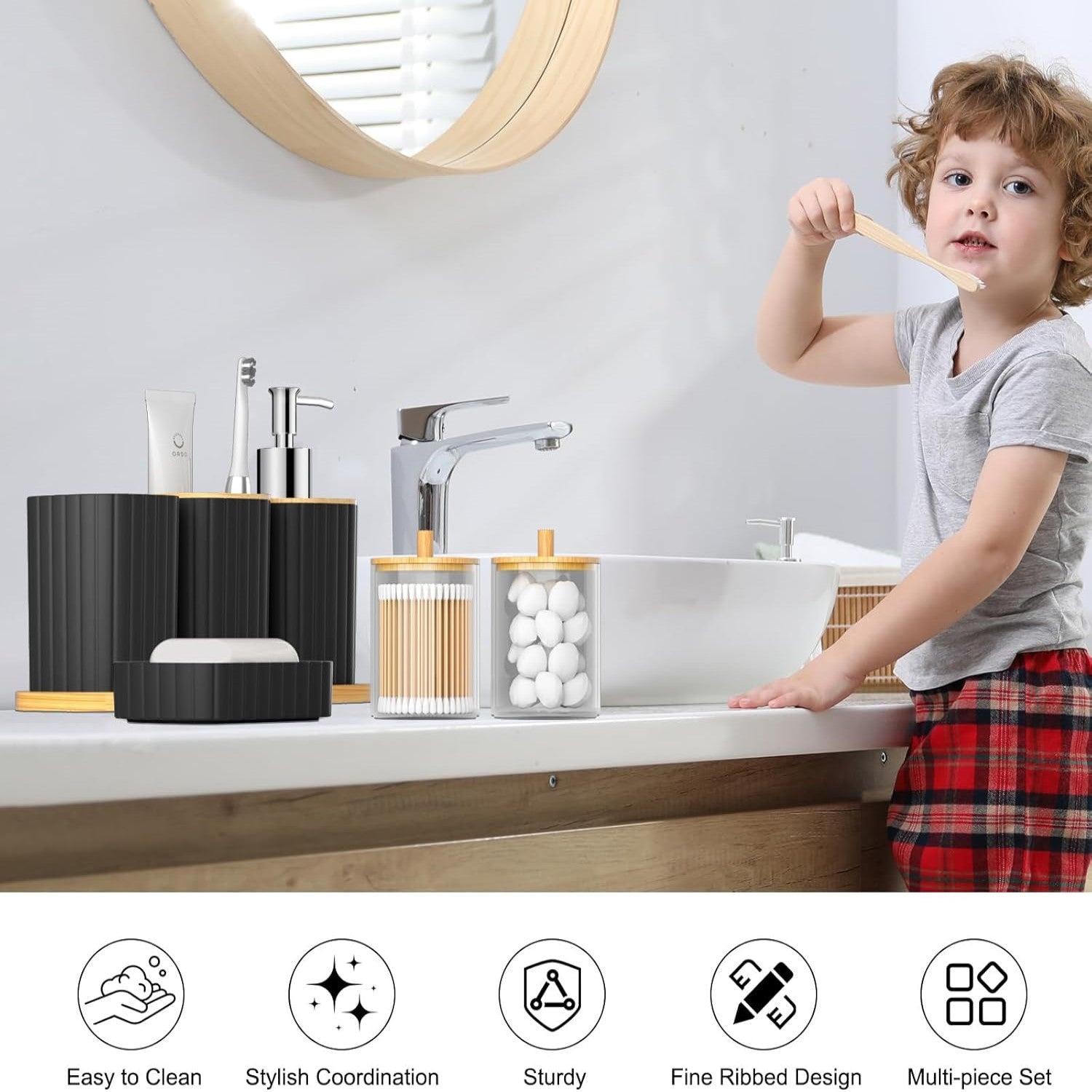 Zrodlmo®22PCS Functional Bathroom Accessories Set