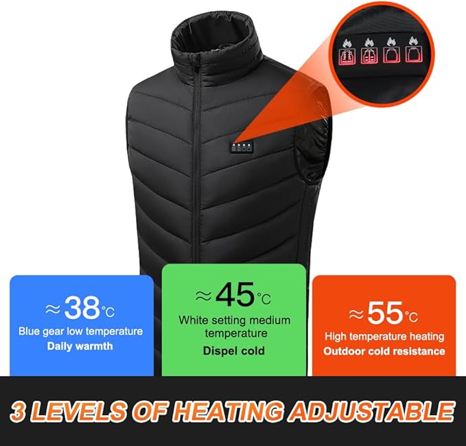 🎄Christmas Hot Sale 50% Off🎄 Heated Vest Jackets For Men And Women