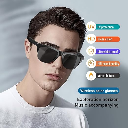 🎇2024 Smart Wear Sale 50% OFF -Smart Glasses Listenable Songs Wireless Headphone