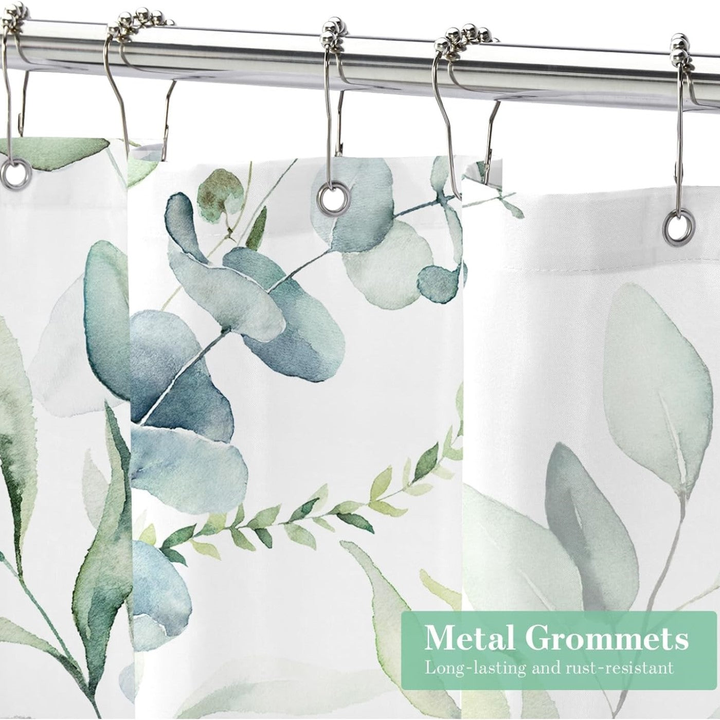 Zrodlmo™Modern Plants Floral Shower Curtain