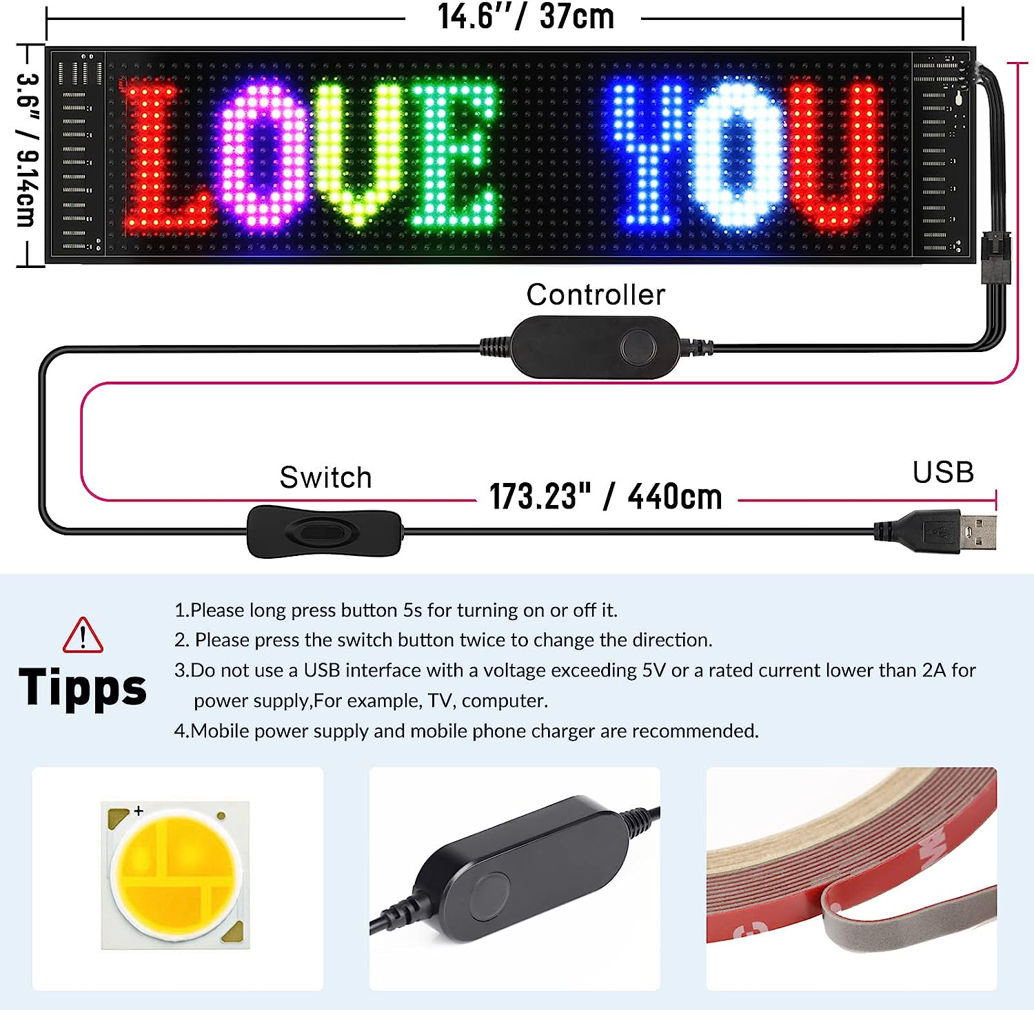 🎉2024 Store Celebration Promotion 50% Off - LZYoehin™Car Custom LED Screen