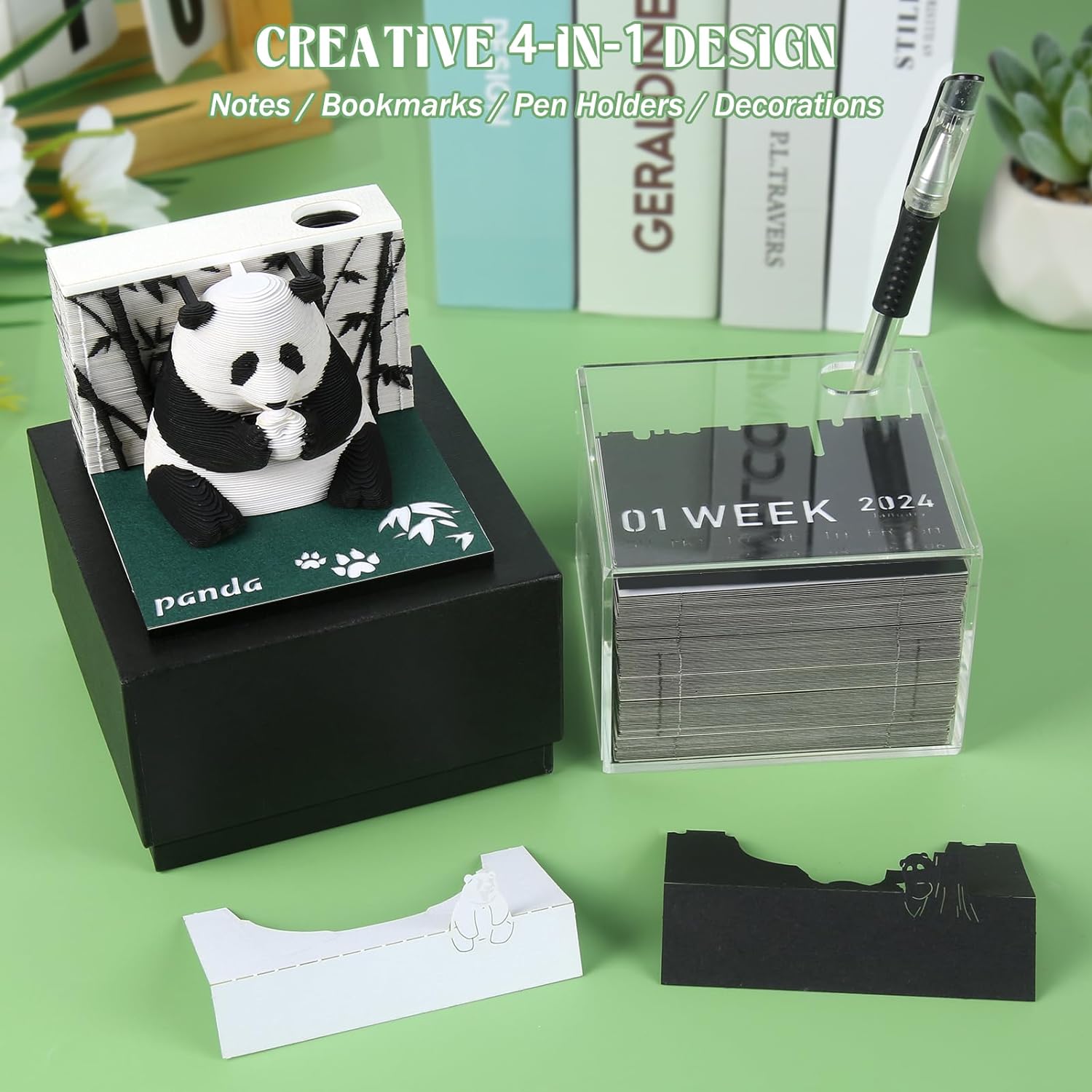 🎇Gift Sale 30% OFF - LZYoehin™3D Panda DIY Note Notepad