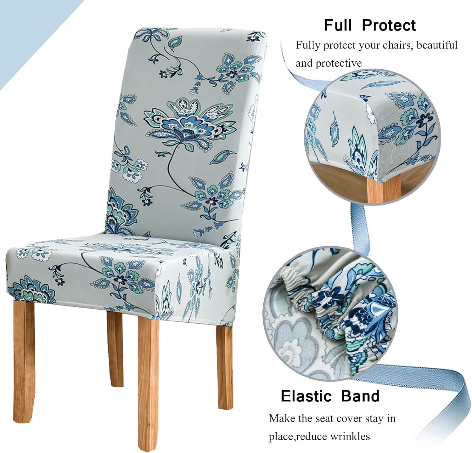 Floral Decorative Chair Cover