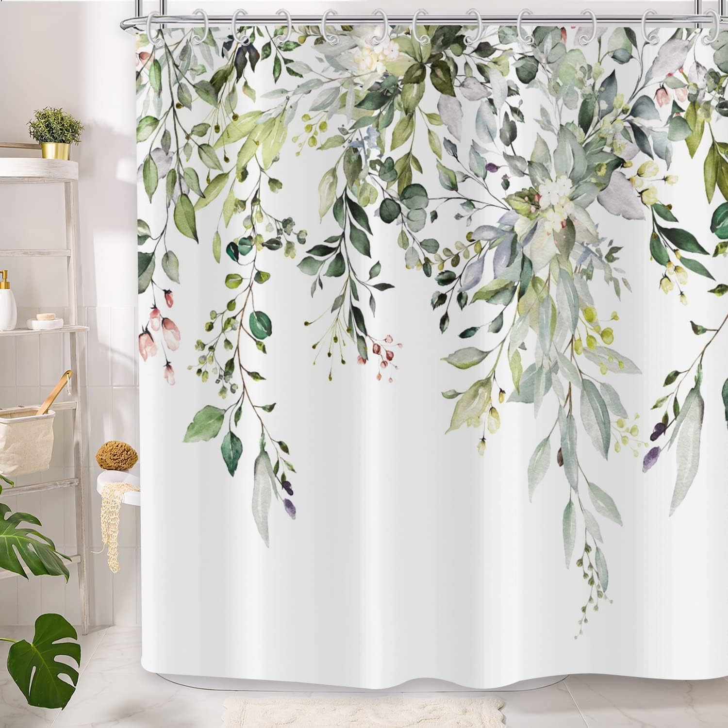 Zrodlmo™Eucalyptus Fall Watercolor Plant Leaves