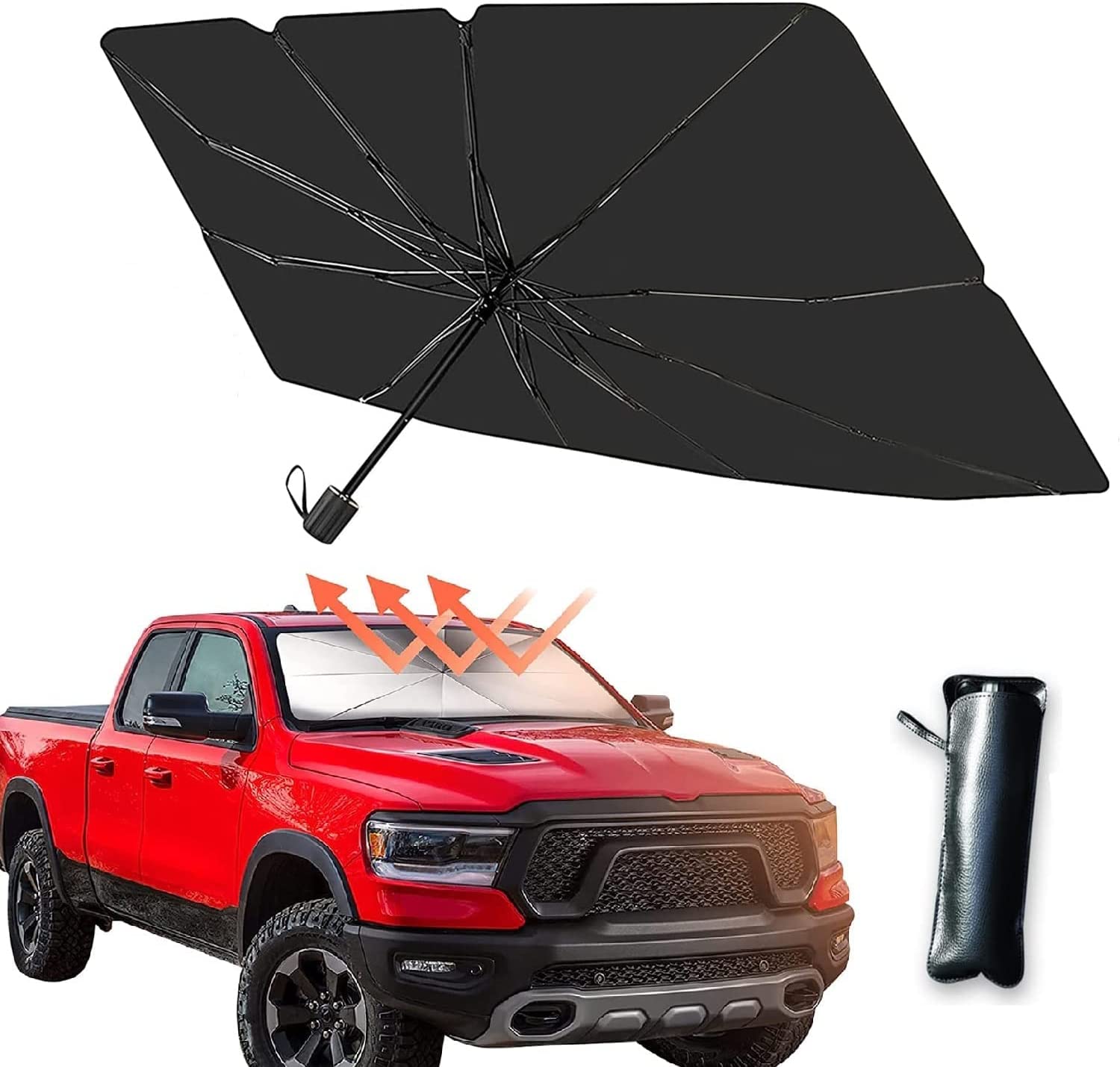 🌞Summer Funny Big Sale 50% Off -LZYoehin™Foldable Car Umbrella Sunshade Cover UV Block