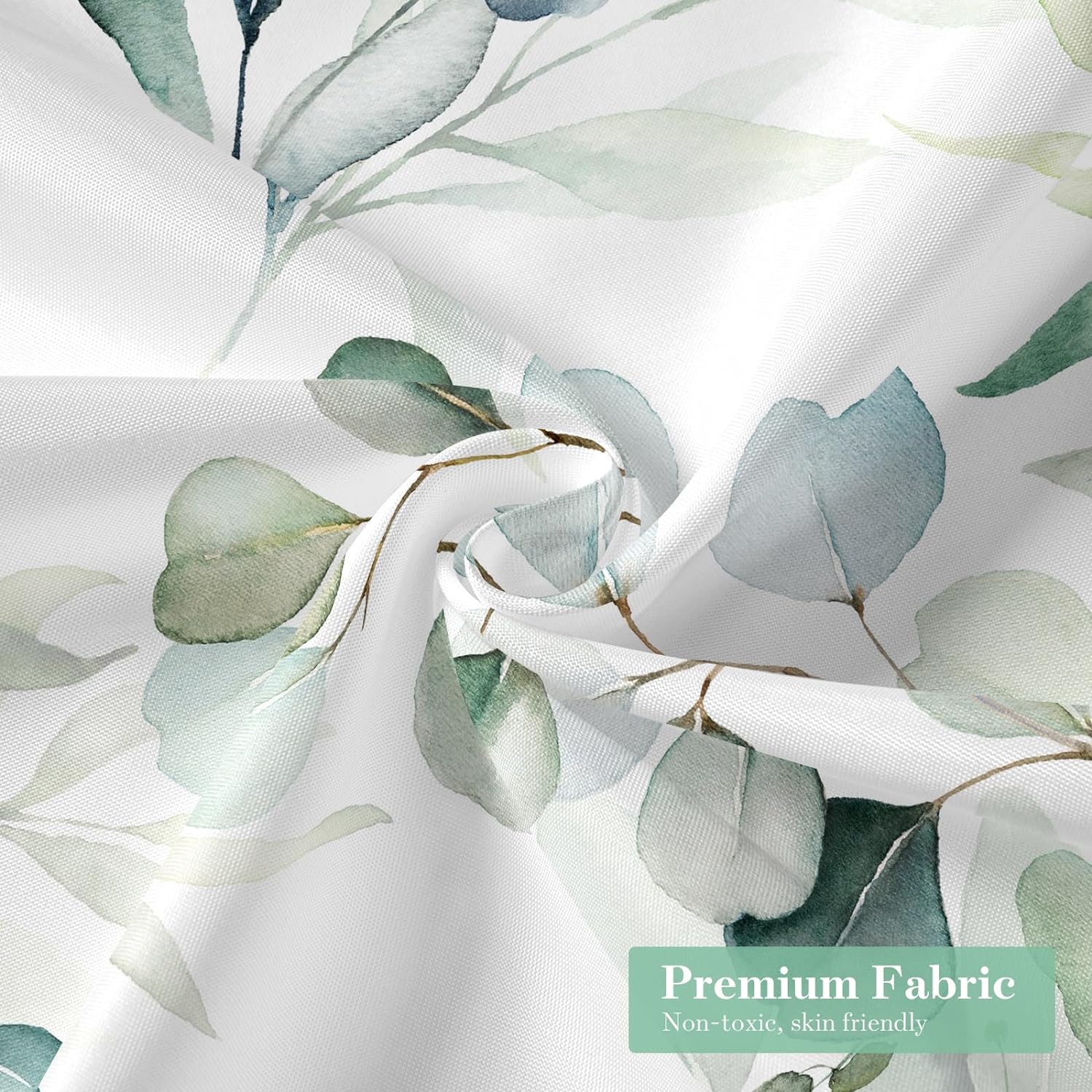 Zrodlmo™Modern Plants Floral Shower Curtain