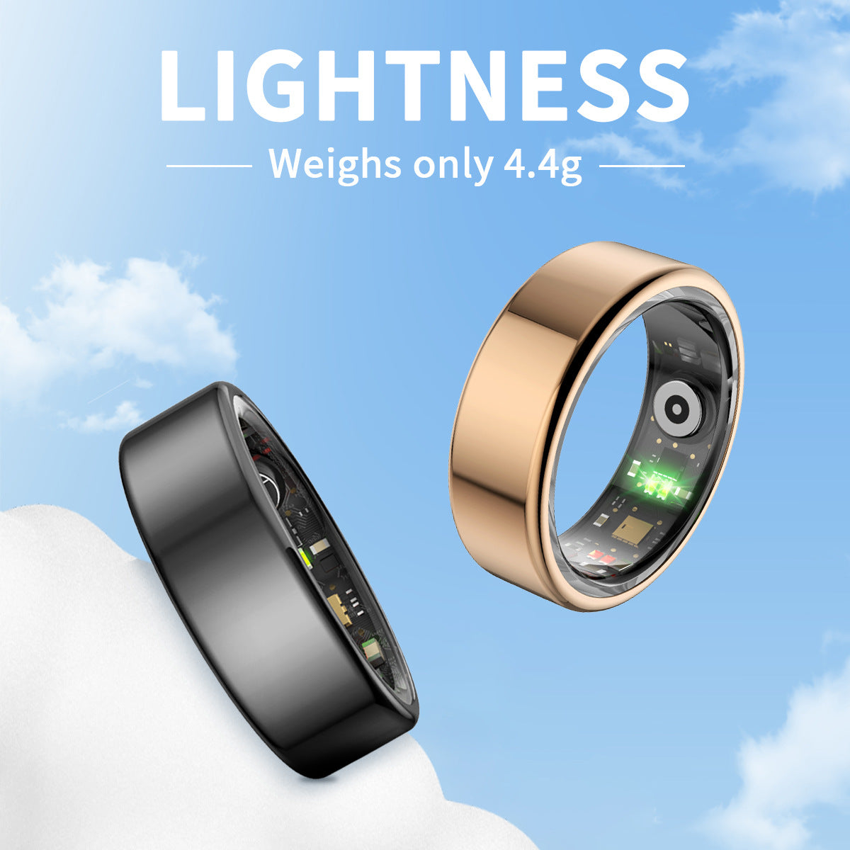 🎊Smart Wearables Sale 50% - Waterproof Smart Ring Blood Oxygen Sleep Monitoring