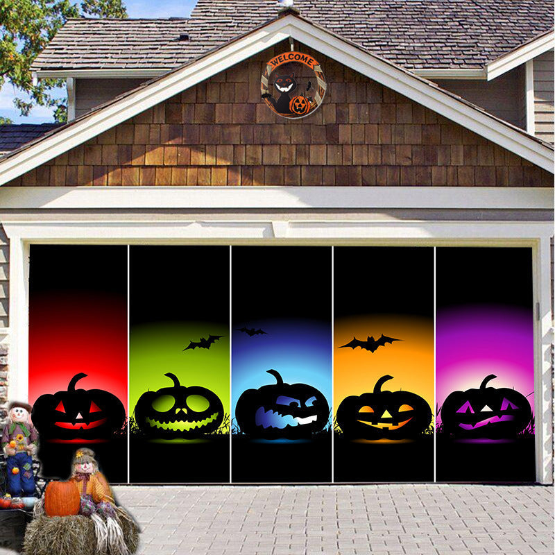 🎃Halloween Sale 50% Off - Halloween Garage Door Backdrop