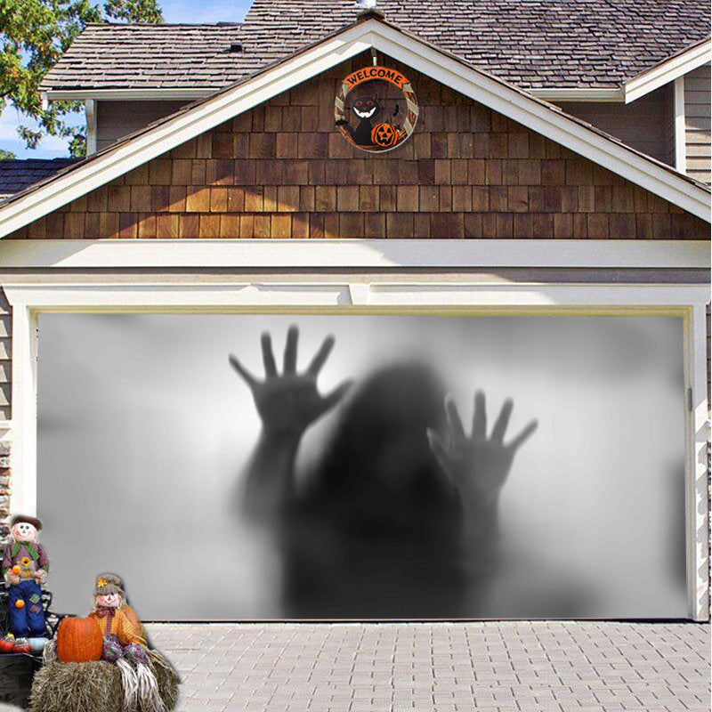 🎃Halloween Sale 50% Off - Halloween Garage Door Backdrop