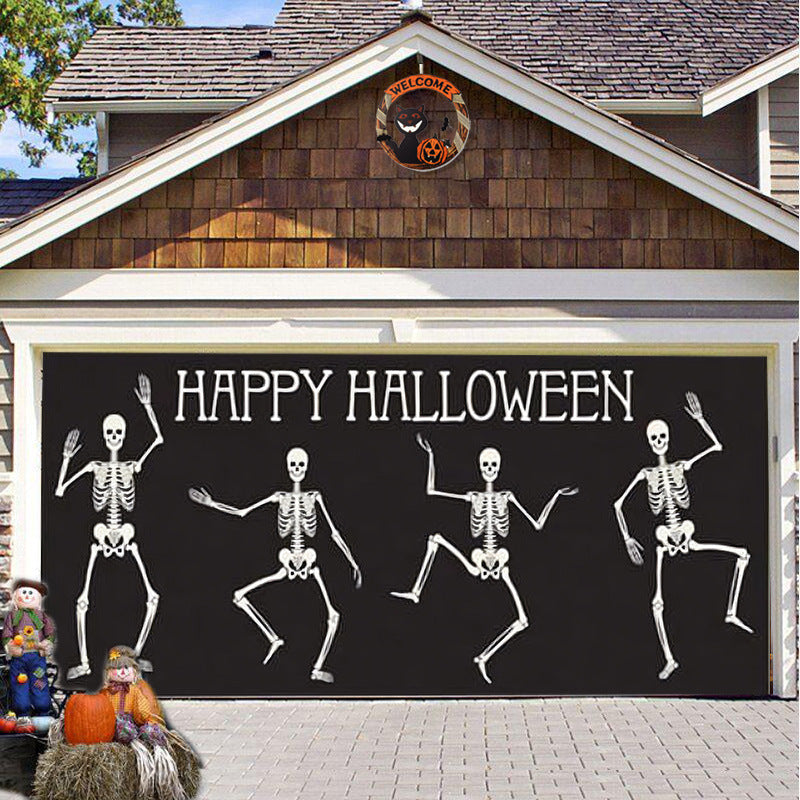 🎃Halloween Sale 50% Off - Halloween Garage Door Backdrop