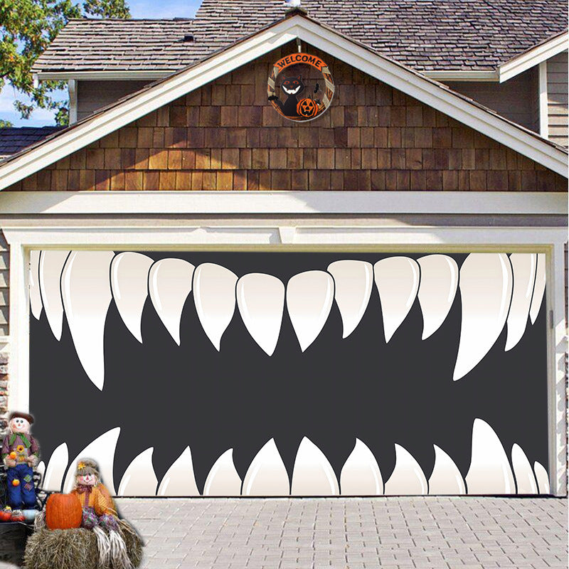 🎃Halloween Sale 50% Off - Halloween Garage Door Backdrop