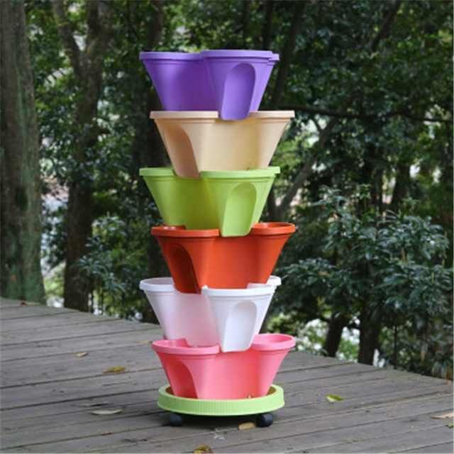 Stackable Gardening Tower(🎊 50% OFF + Buy 5 Free Shipping)