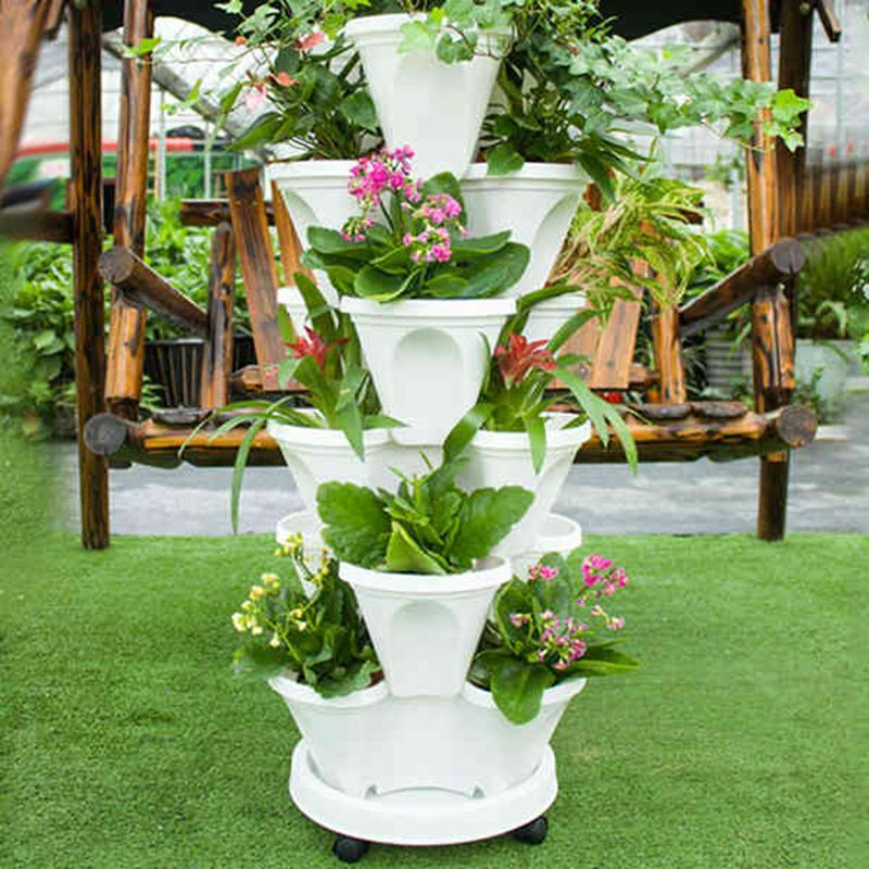 Stackable Gardening Tower(🎊 50% OFF + Buy 5 Free Shipping)