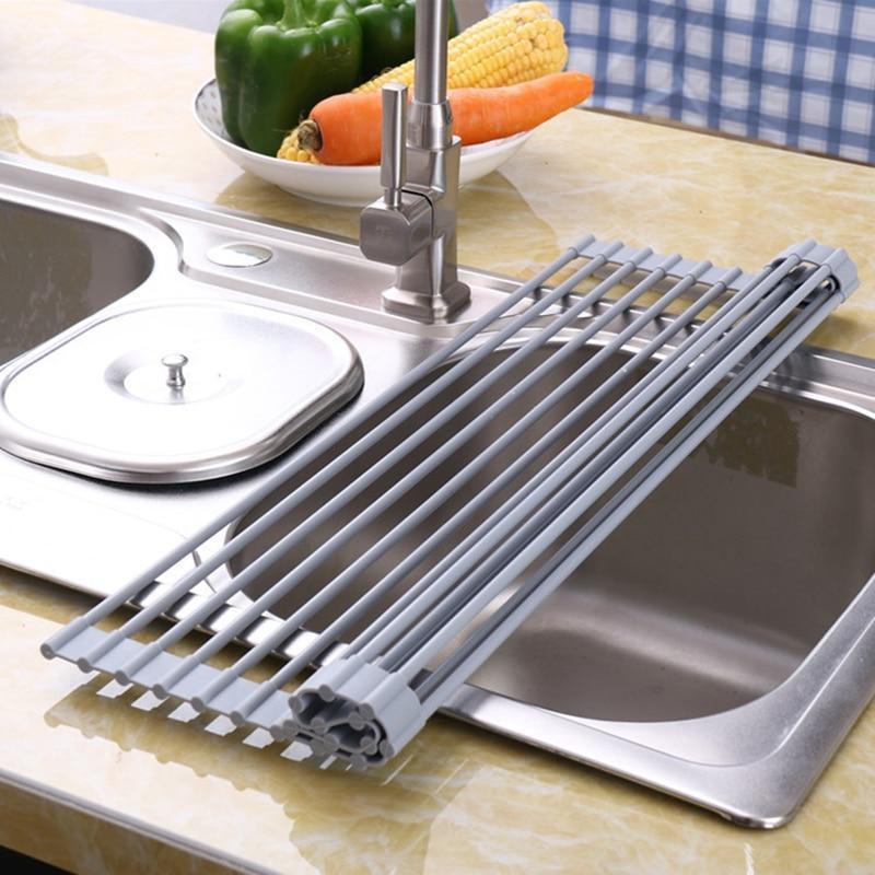 Multipurpose Roll Up Dish Drying Rack