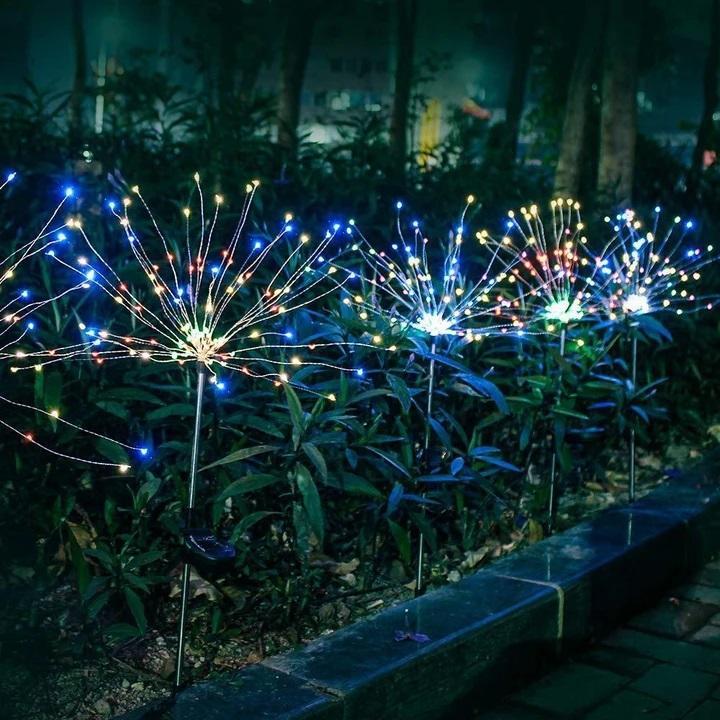 🎇Waterproof Solar Fireworks Lamp🌟Buy More Save More