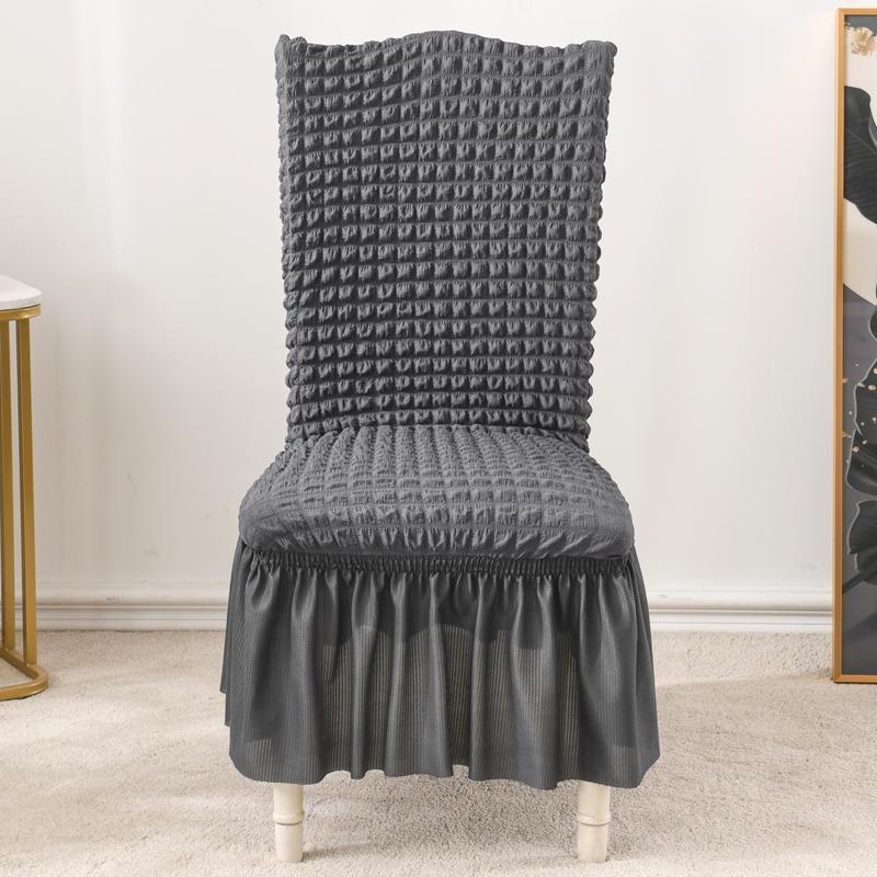 Seersucker Dining Chair Cover