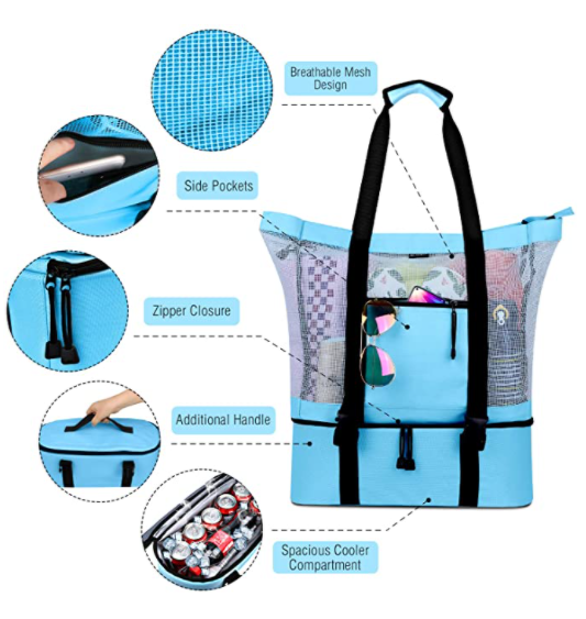 Mesh Beach Detachable Cooler