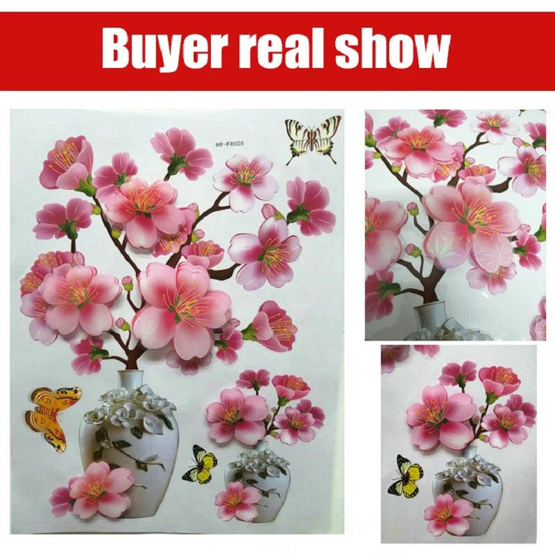 🎉Spring Clean Pre-Sale 50% OFF - 3D Sticker Plant Vase Decoration