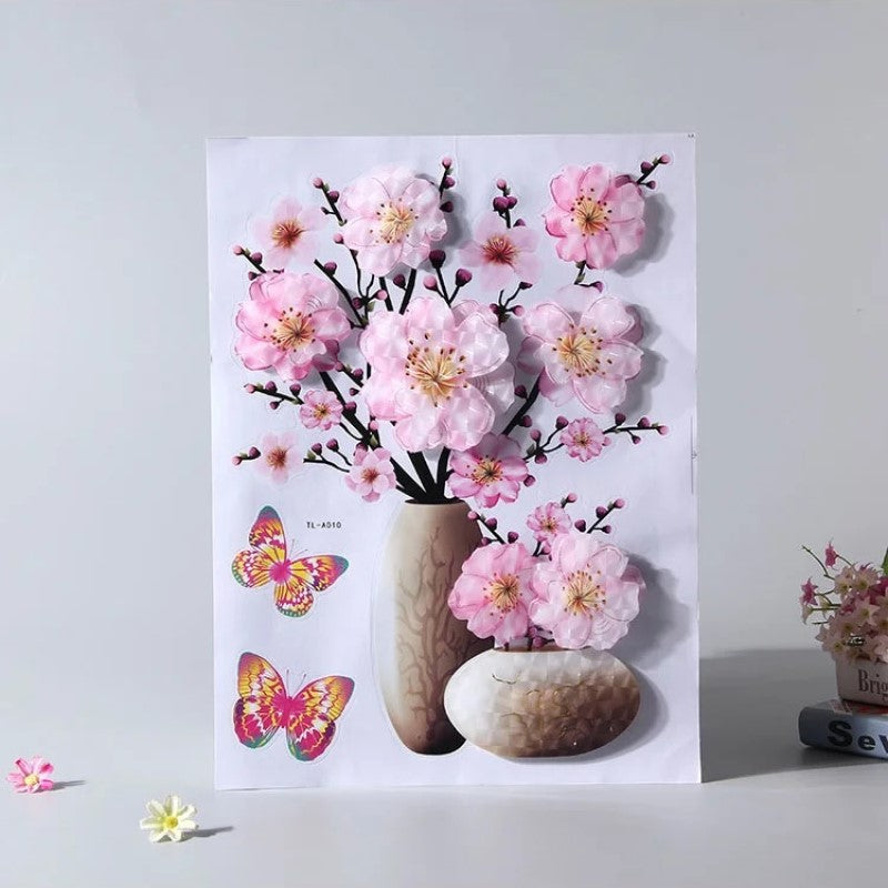 🎉Spring Clean Pre-Sale 50% OFF - 3D Sticker Plant Vase Decoration