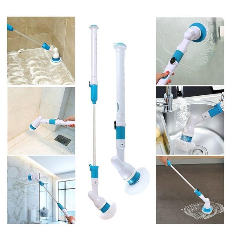 Electric Power Cleaning Scrubber with Extension Handle