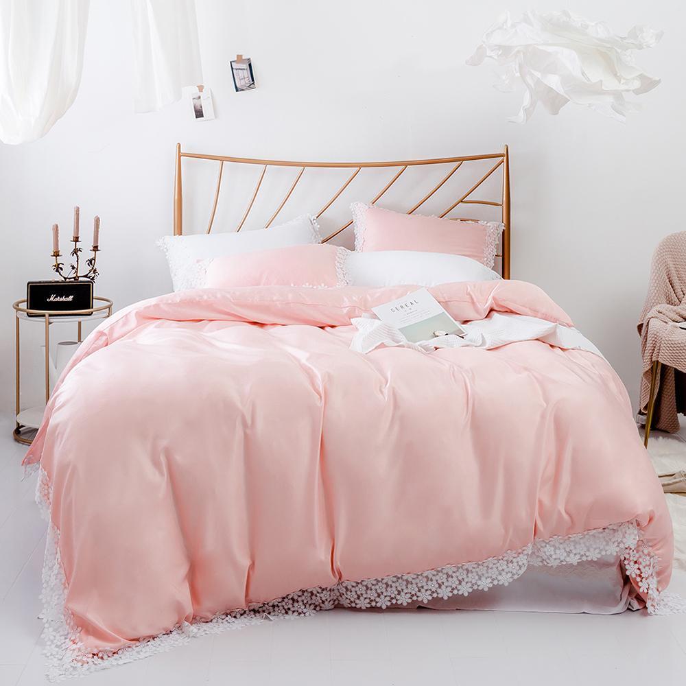 Soft Lace Bedspread Bedding Set