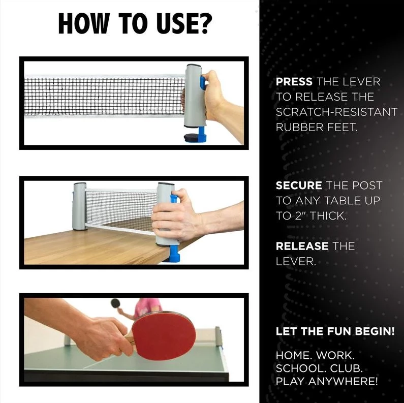 Retractable Table Tennis Net