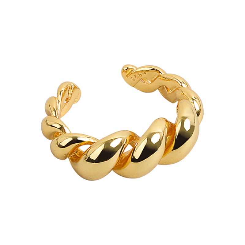 🎄50% Off Christmas Magic Gift🎅Croissant Open Winding Ring