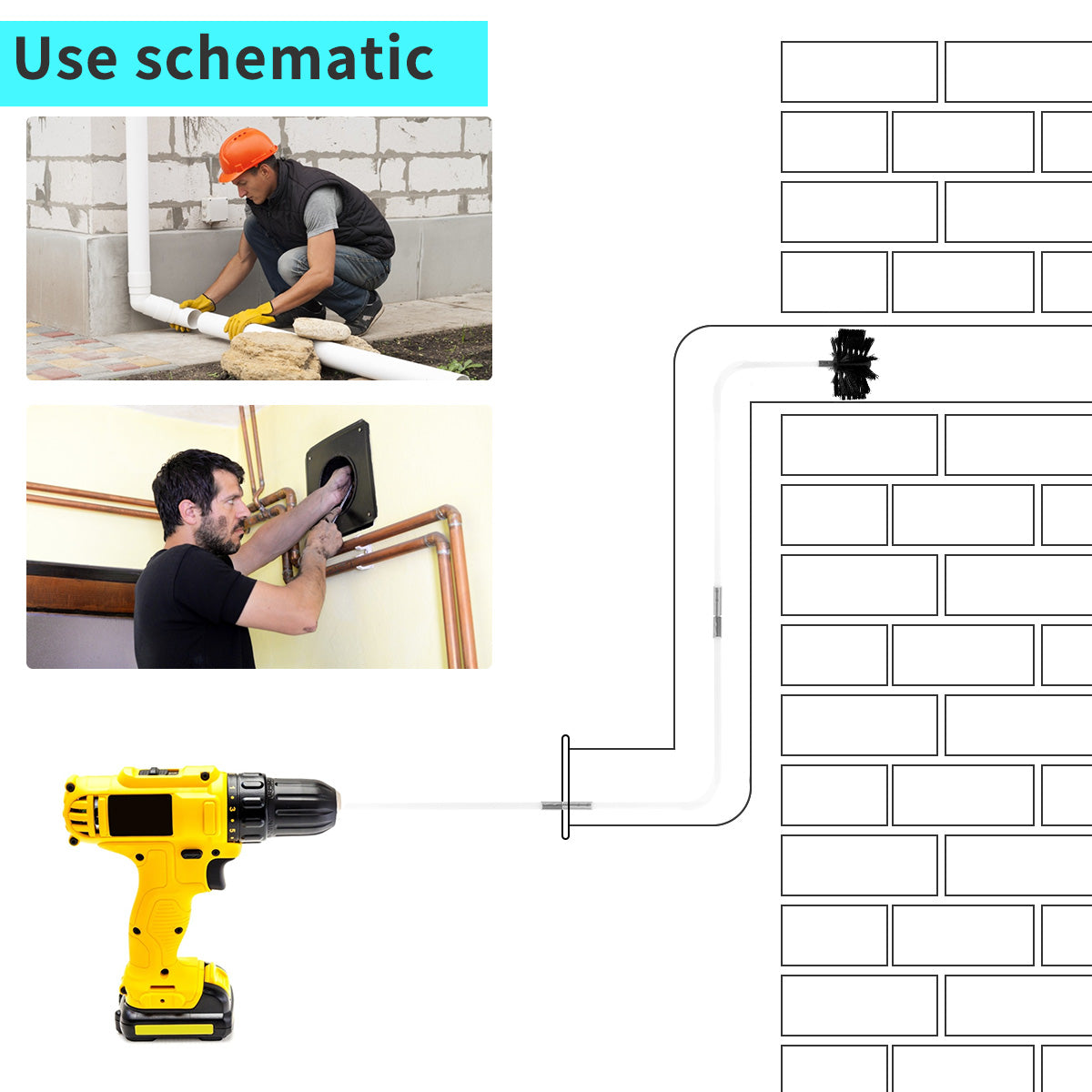 🎉2024 New Year Promotion 30% Off - LZYoehin™ Smokestack Pipe Inner Cleaning Brush