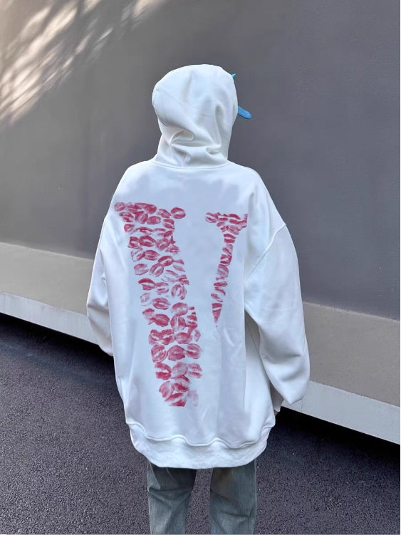 🎄LZYoehin™Christmas love❤30% OFF DIY Real Lip Print Hoodie
