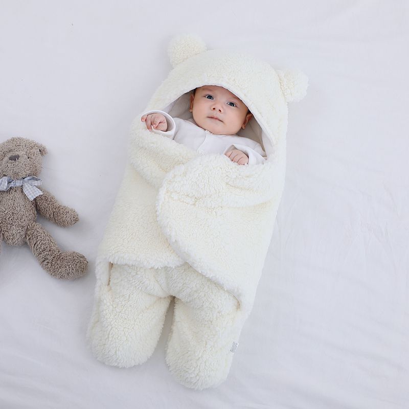 🎉 Christmas sale - Baby Swaddle Blanket Bear Pram Suit