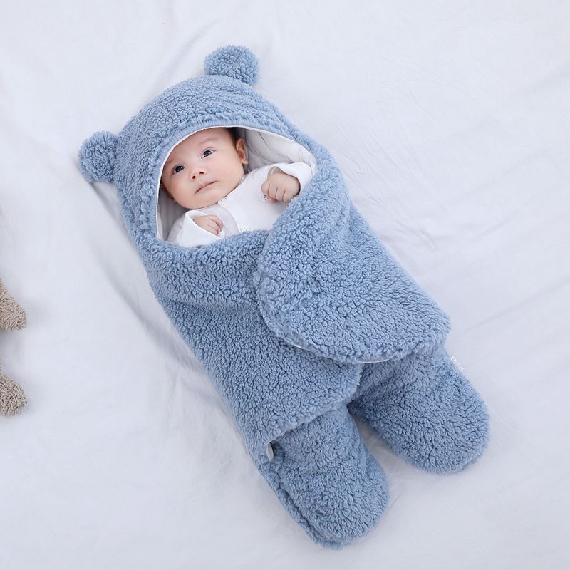 🎉 Christmas sale - Baby Swaddle Blanket Bear Pram Suit