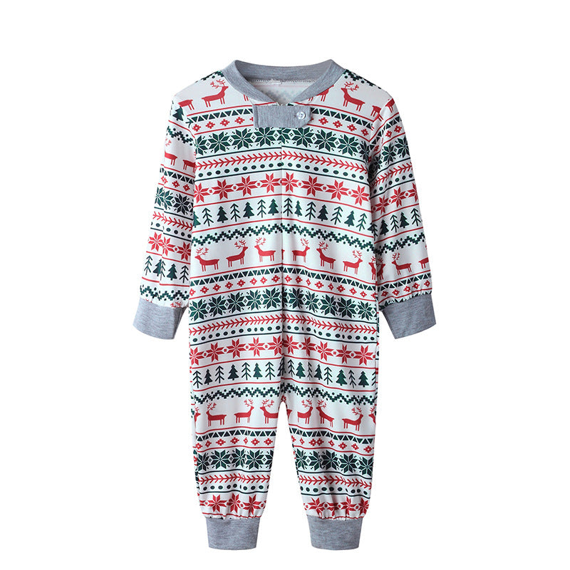 「🔥Holiday Sale - 30% Off」Christmas Tree and Reindeer Patterned Family Matching Pajamas Sets