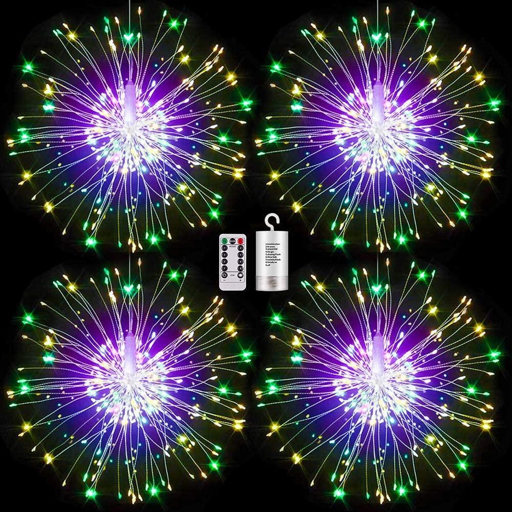 Christmas Sale - LED Starburst Lights with Remote, 8 Modes & Waterproof