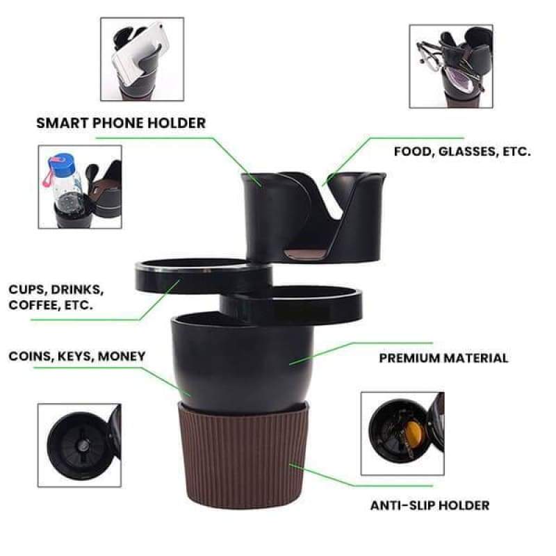 Multifunctional Vehicle-mounted Water Cup Drink Holder